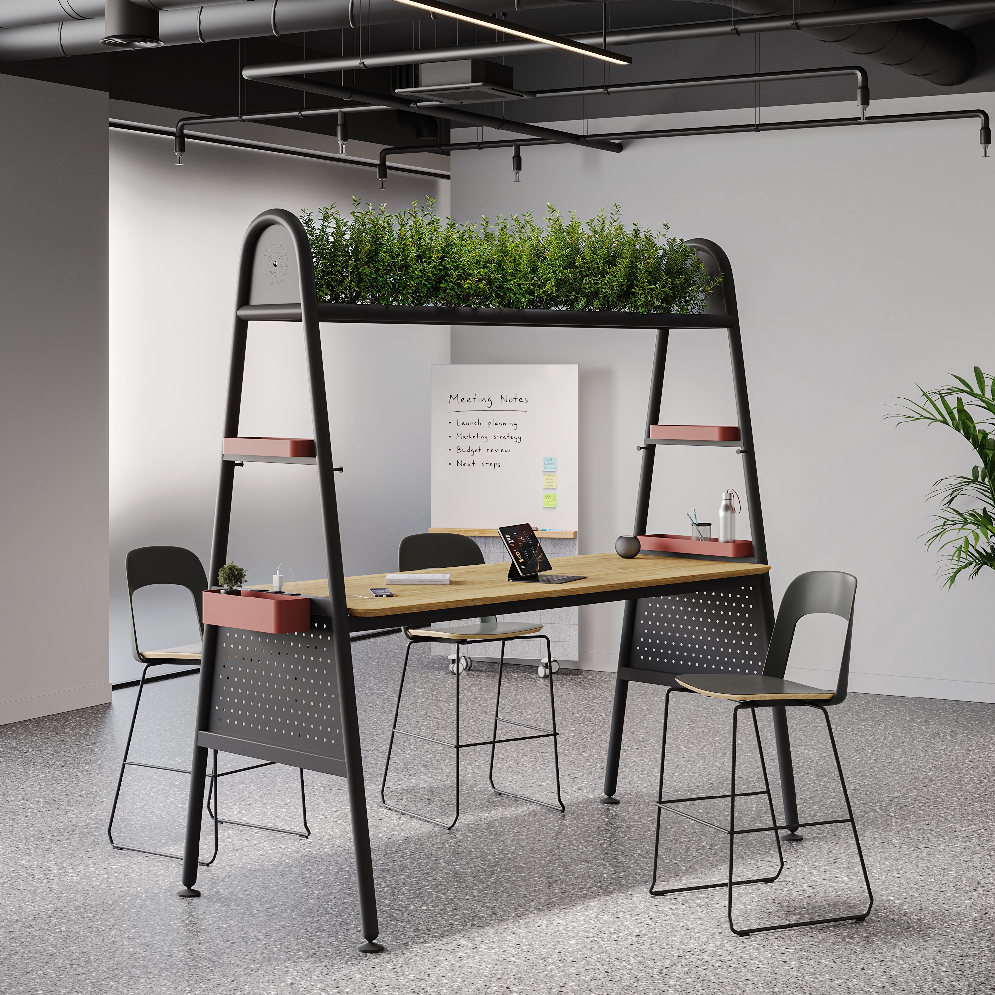 Navo® Collab High Table Black Frame1