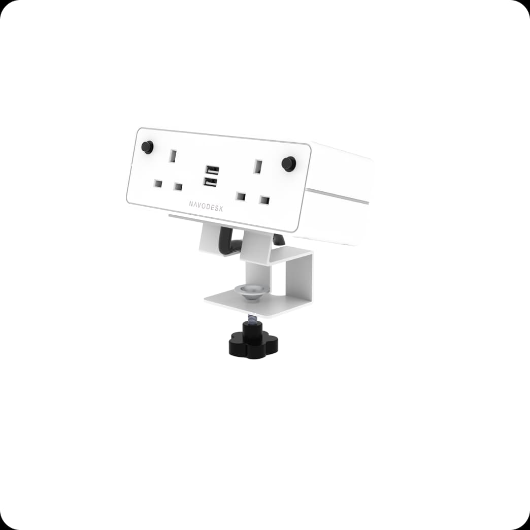 Desk Charger port hub by NavoErgonomics