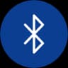 bluetooth symbol circle