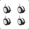 Desk Casters White