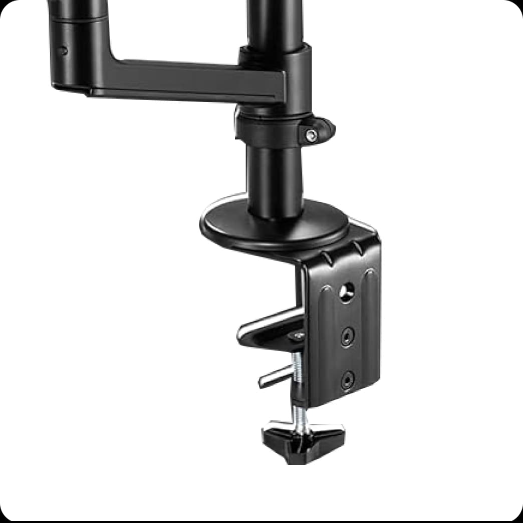 Dual Monitor Arm Model L Black 2