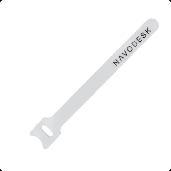 Grips Hook Loop Cable Ties White