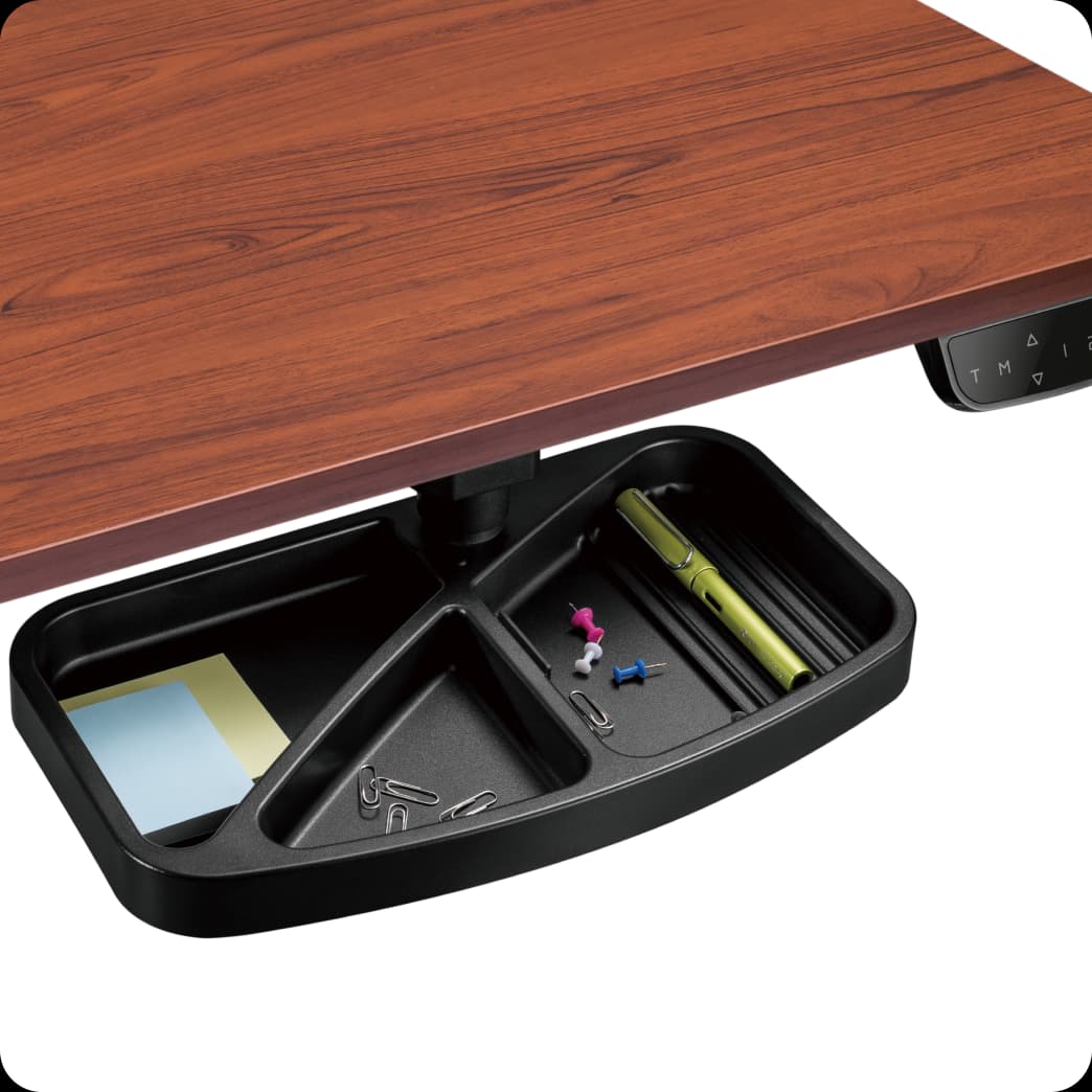 Under Desk Storage Tray Black