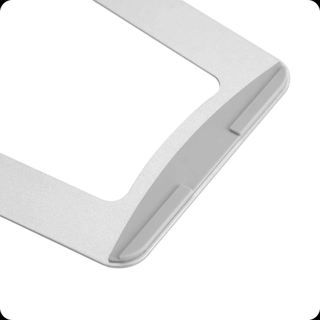 Vertical Laptop Stand And Riser Silver
