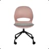 Vis Chair Beige Grey Without Wheels