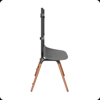 Nordic Wooden Tv Floor Stand Grey