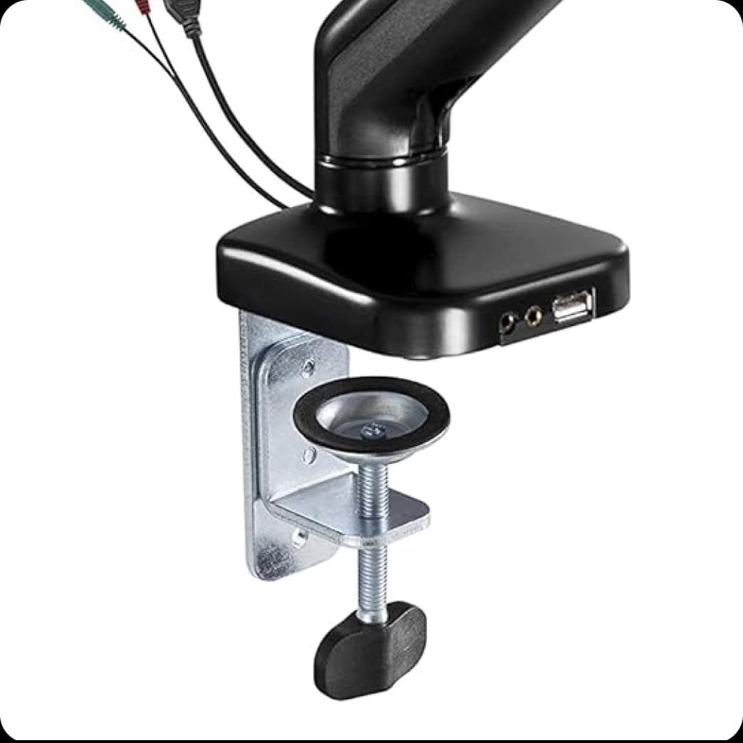 Single Monitor Arm Model C Pro Black
