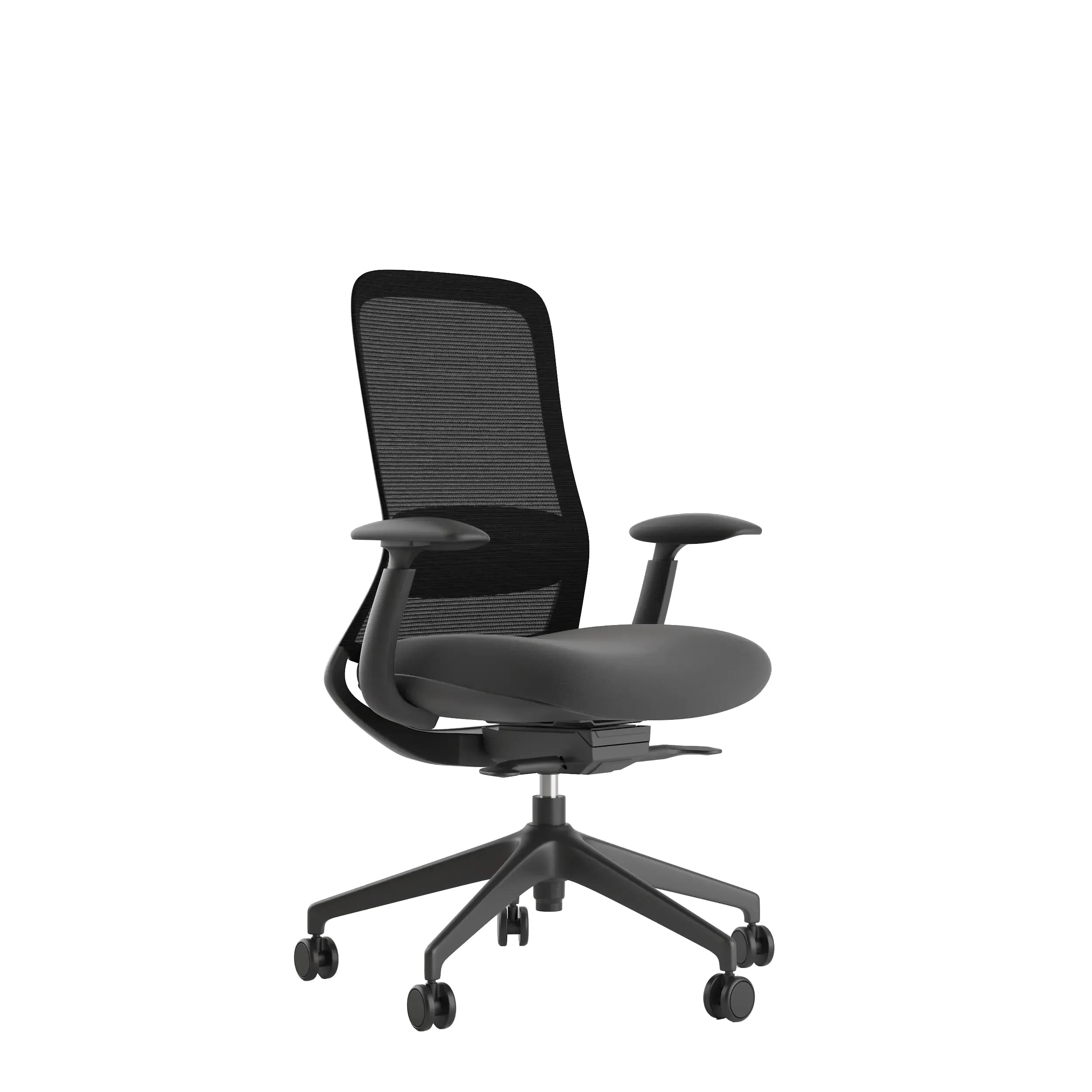nio chair pure black without headrest 1