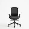 NIO With Headrest Office Chair All Black 1