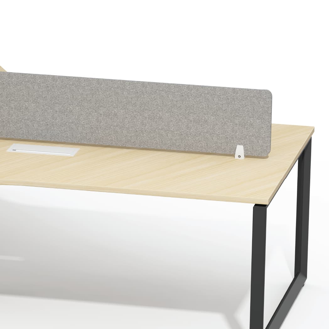 120 Cluster Desk Black Oak 240 X 60 Cm 2
