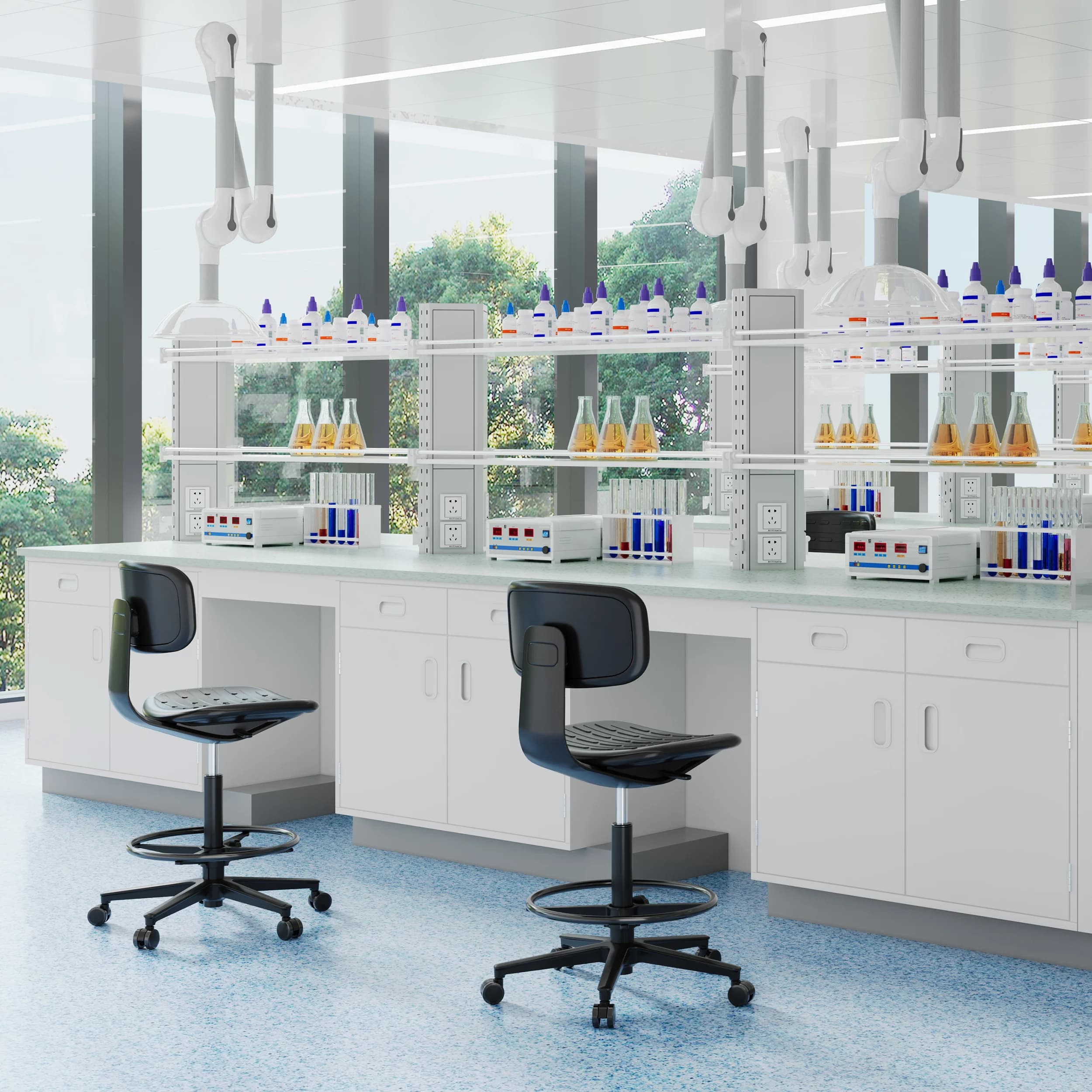 Pluto Lab Chair Black
