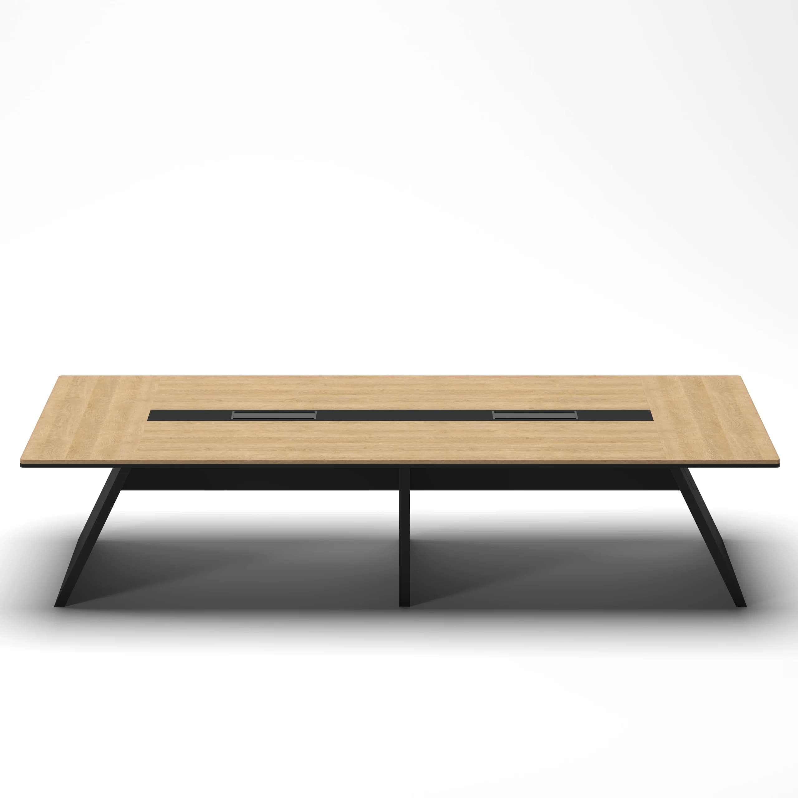 Prism Meeting Table Large Oak 1
