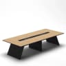 Prism Meeting Table Large Oak 1