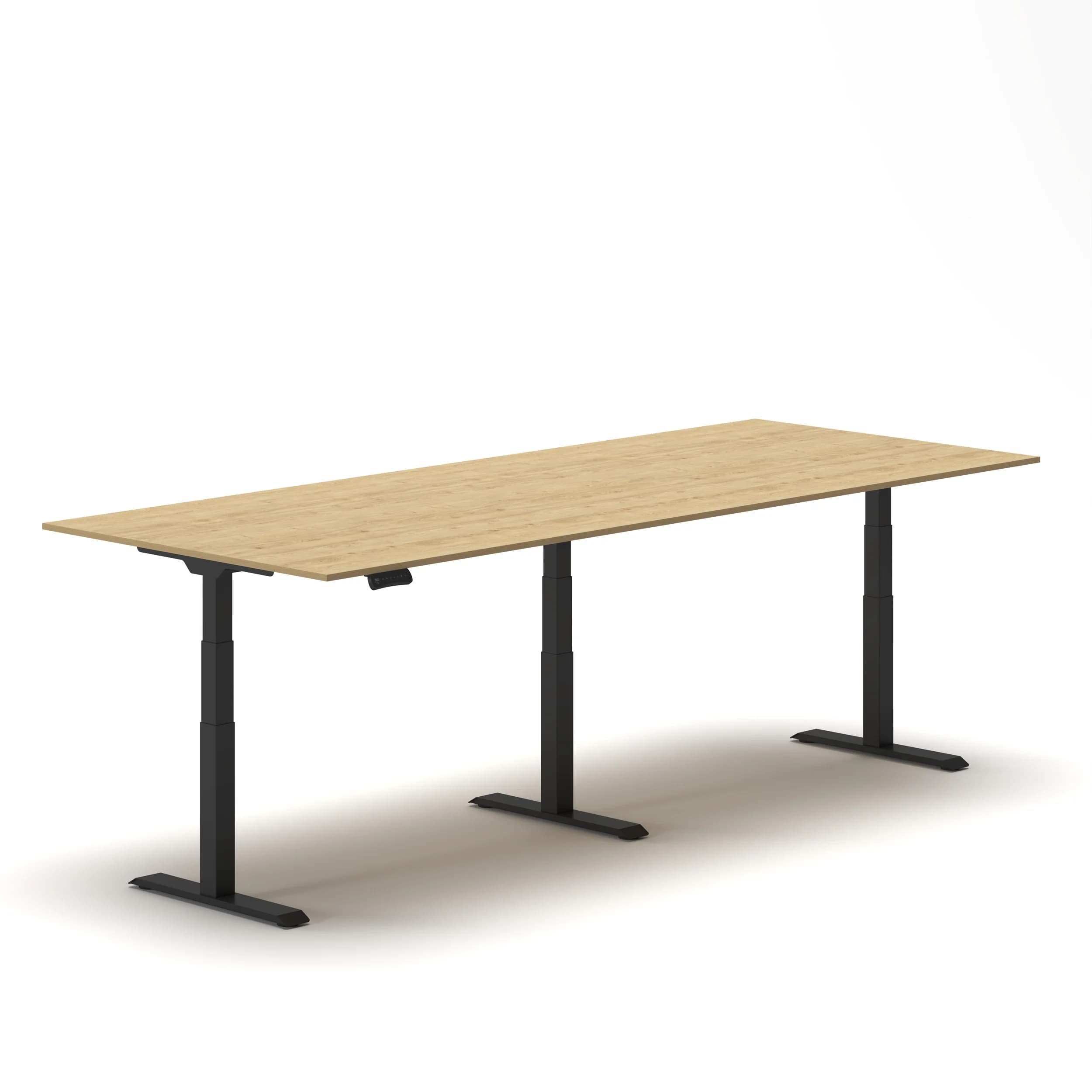 Navodesk® Collab Oak Top Black Frame 1
