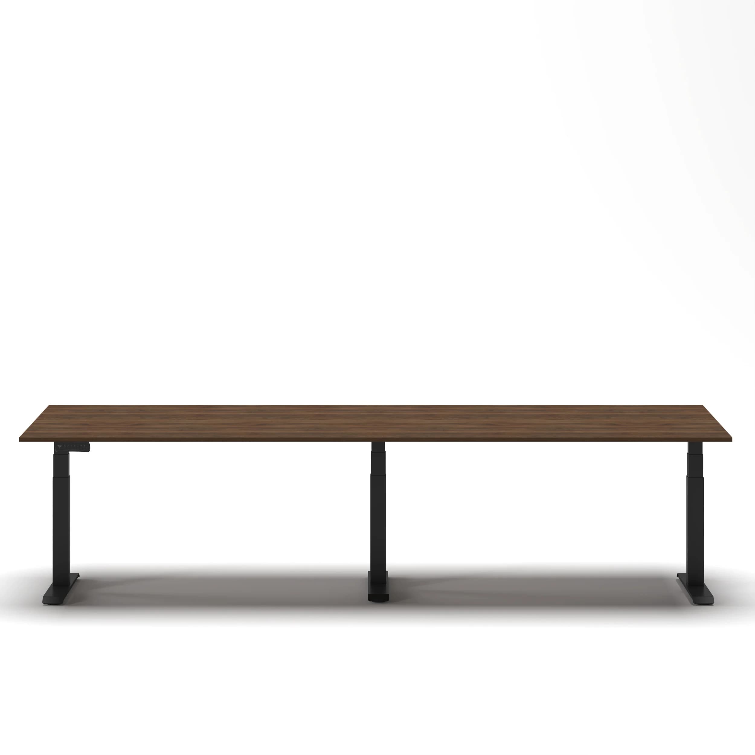 Navodesk® Collab Walnut Top Black Frame 3