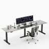 Navodesk® Flex180 Xl Concrete Top Black Frame 1