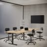 Navodesk® Collab Oak Top Black Frame 1