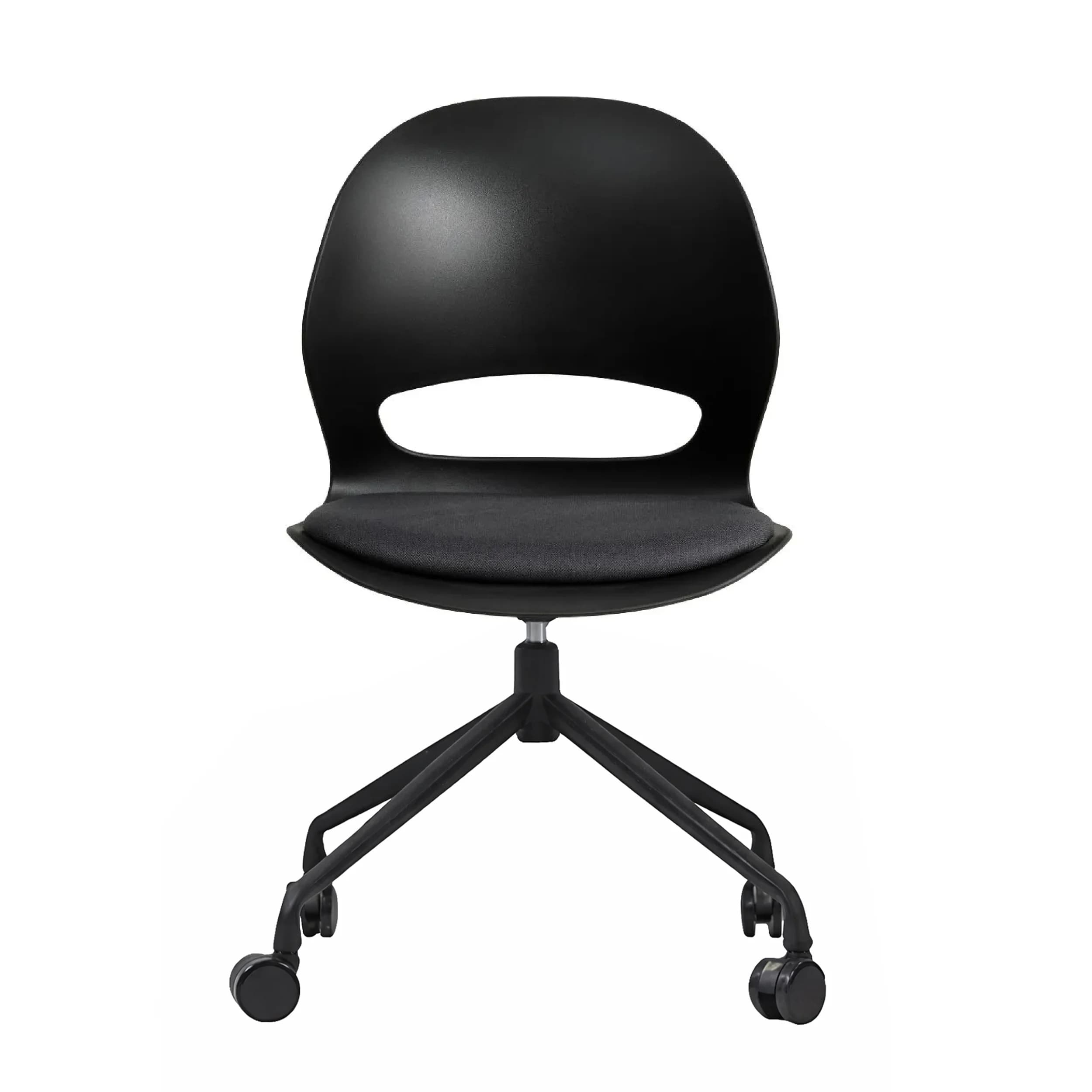 VIS Chair With Wheels Black1