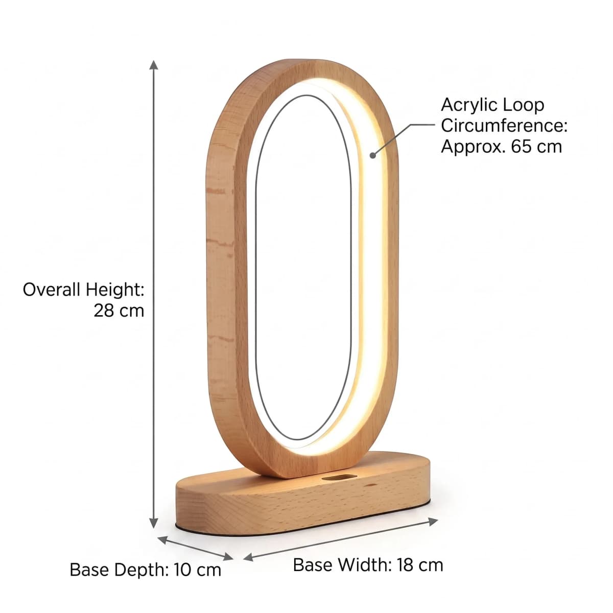 Navo® Desk Moodlamp dimension