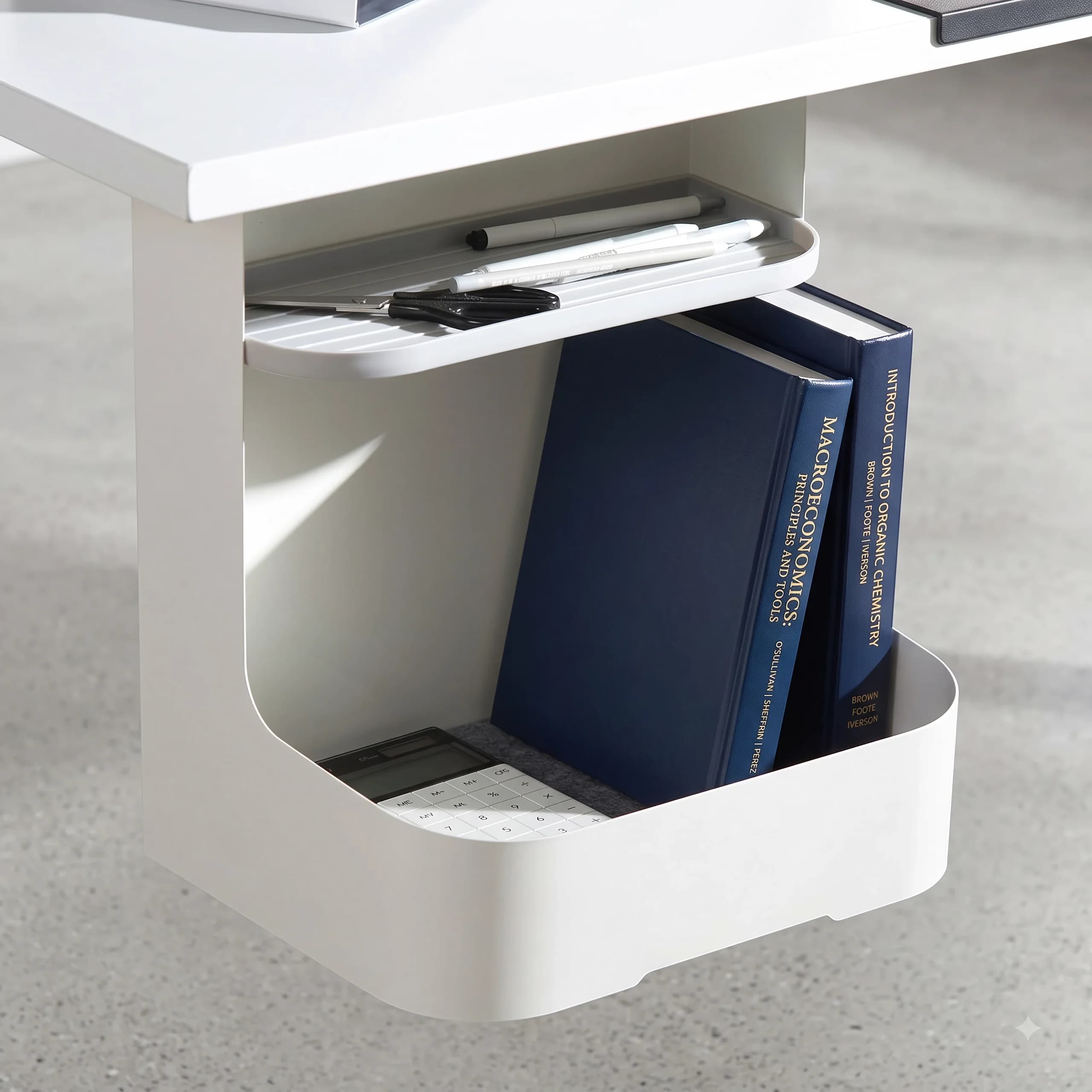 Navo® UnderDesk Storage Rack 1