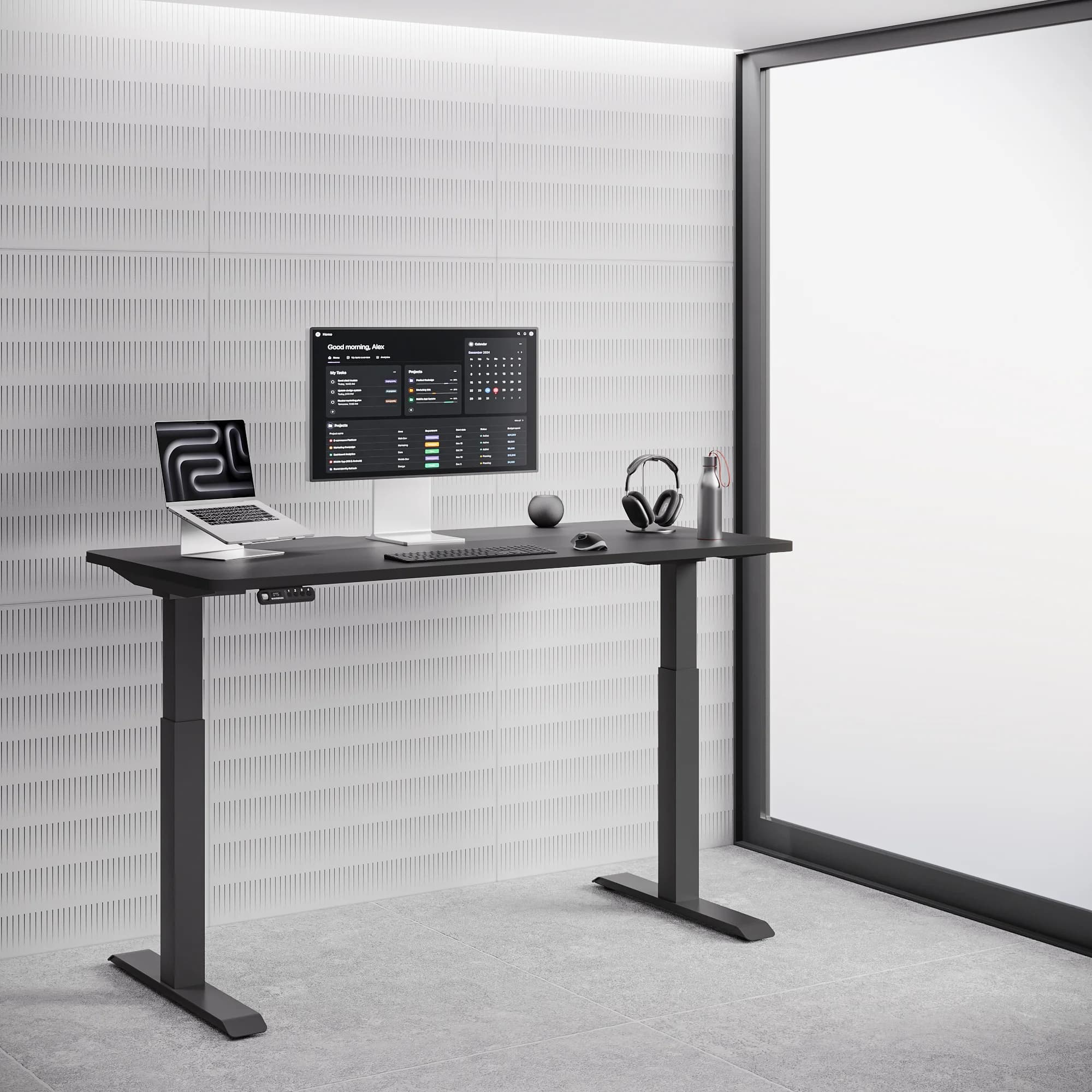 Navodesk® PRO Black Frame Lifestyle1