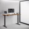 Navodesk® Pro Standing Desk Black 180cm X 76 Cm Wild Walnut