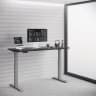 Navodesk® Pro Standing Desk Grey 150 Cm X 76 Cm Matte Black