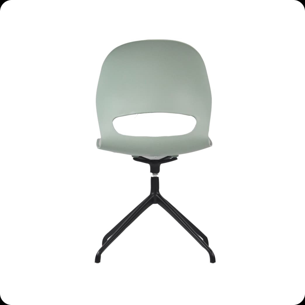 Vis Chair Sage Geen Without Wheels 2