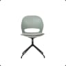 VIS Chair Without Wheels Black1