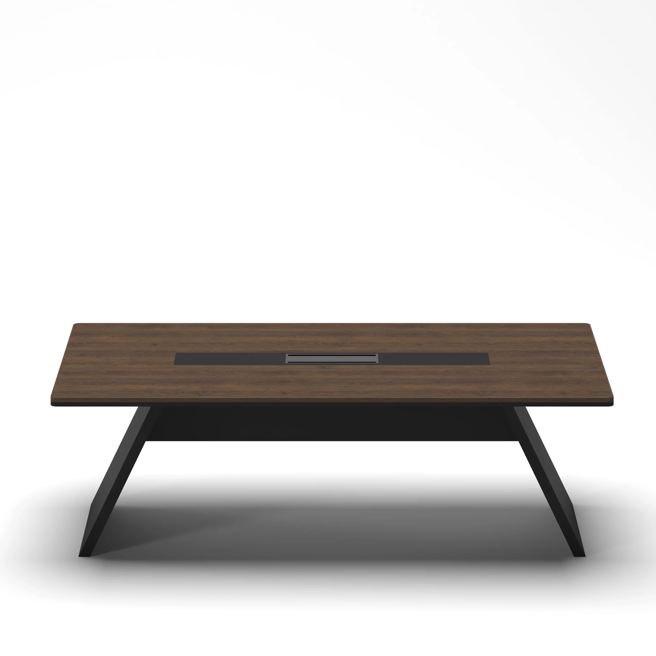 Prism Meeting Table Medium Walnut 1