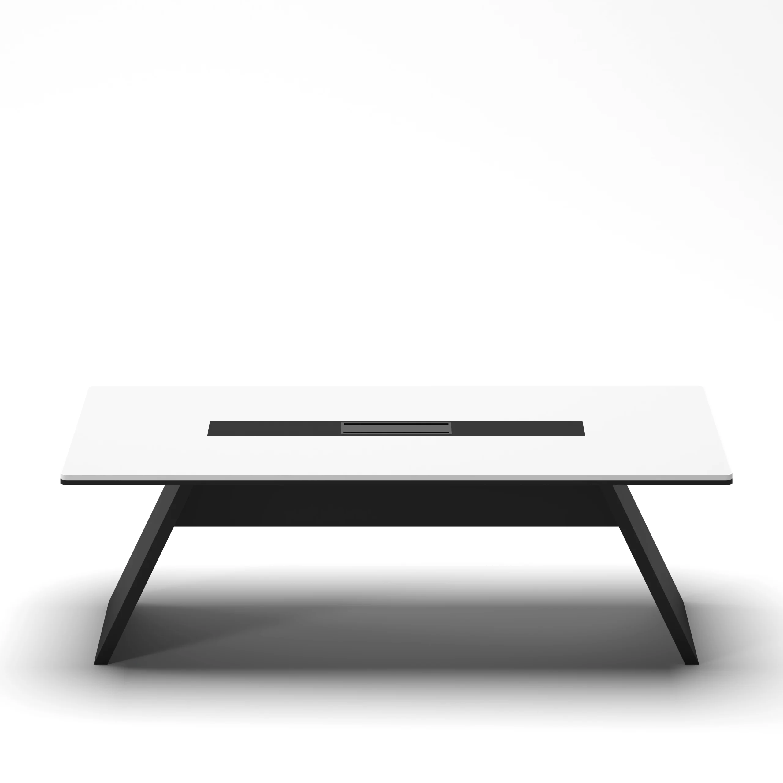 Prism Meeting Table Medium White 1
