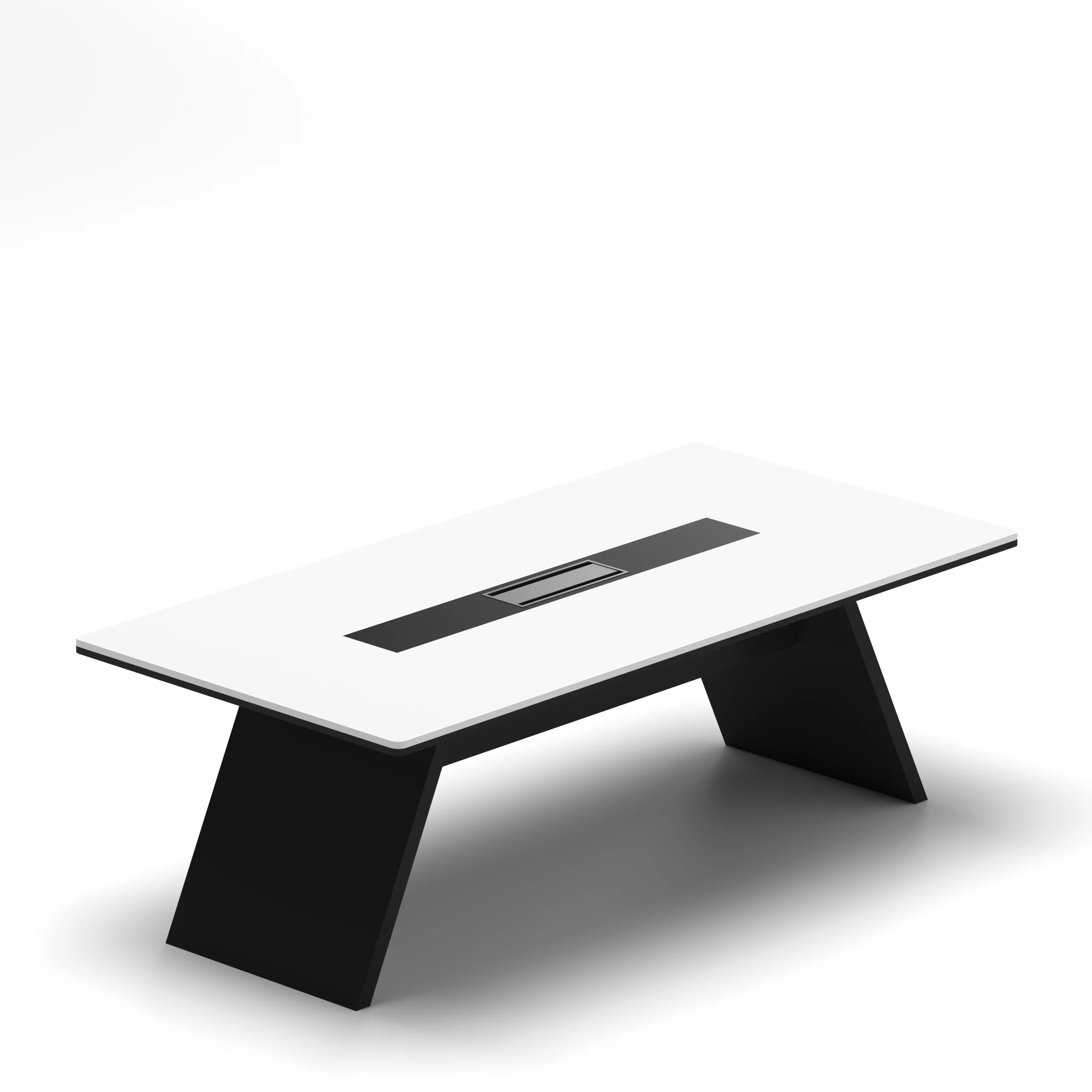 Prism Meeting Table Medium White