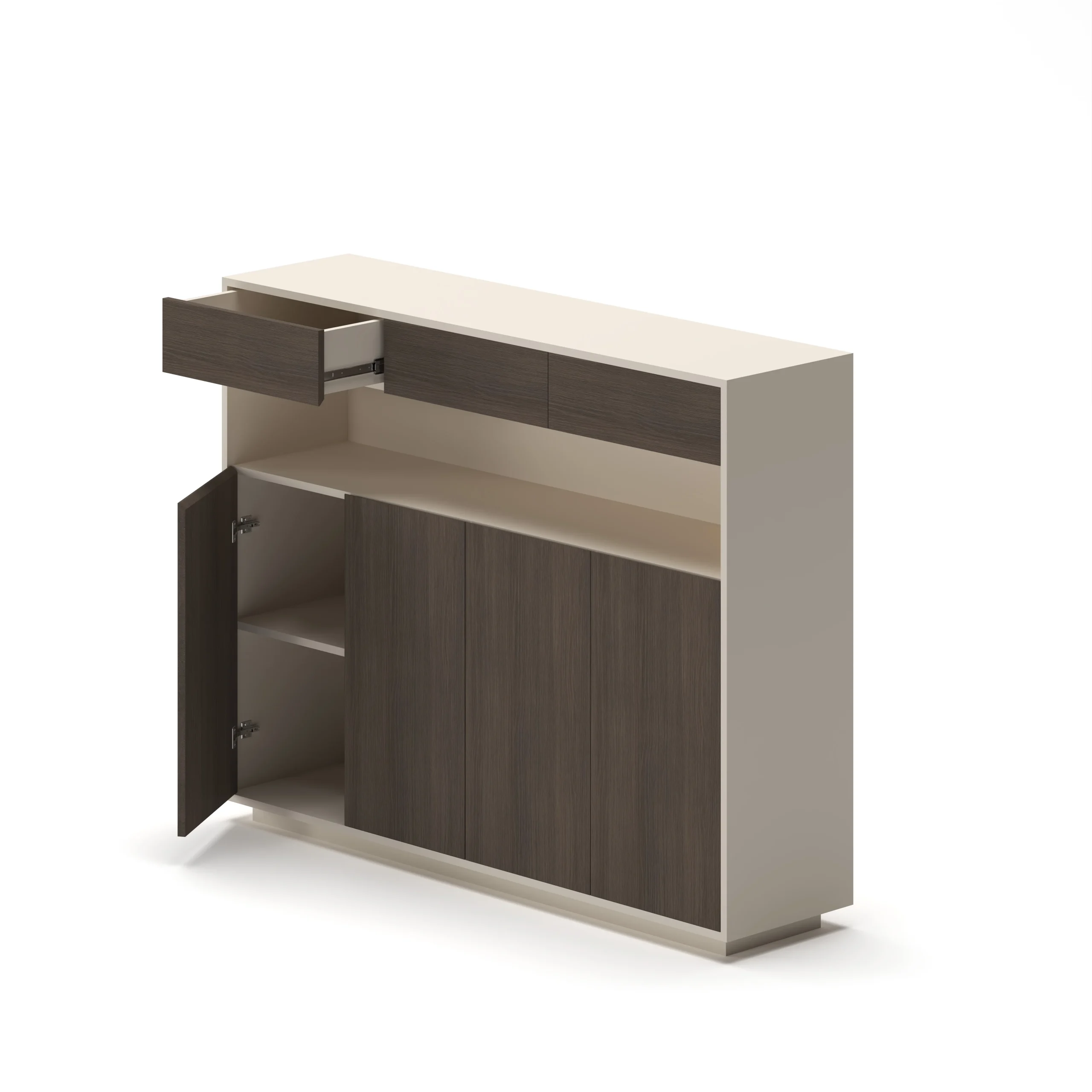 Slate Cabinet Walnut Cream 1