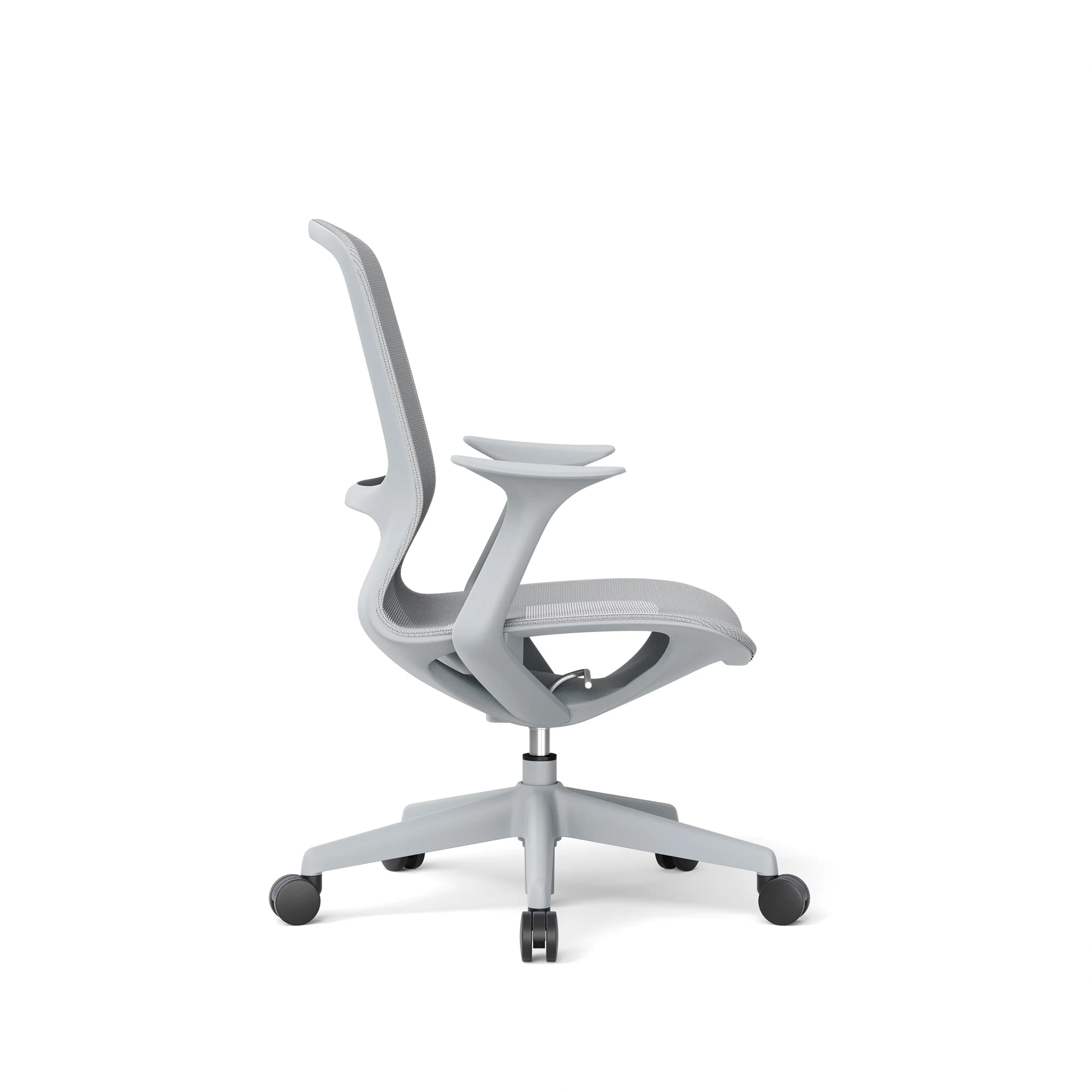 WAVE MODERN MESH OFFICE CHAIR GREY2