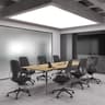 Navo® Axis Meeting Table Small Oak Top 1