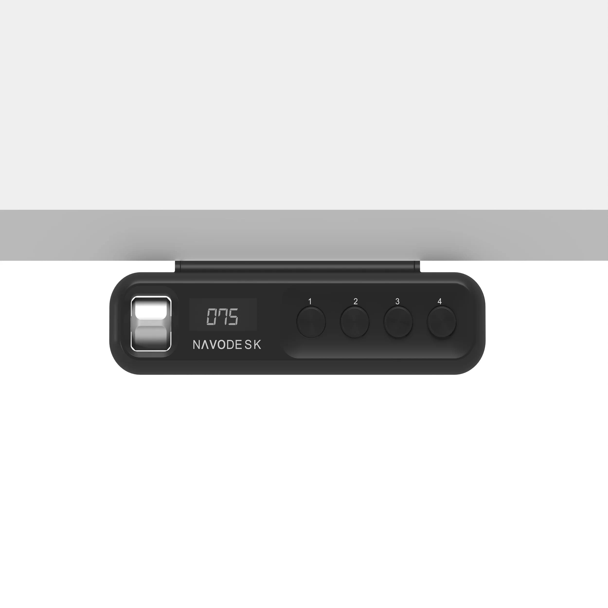 Navodesk® L Shaped Desk White Top White Frame4
