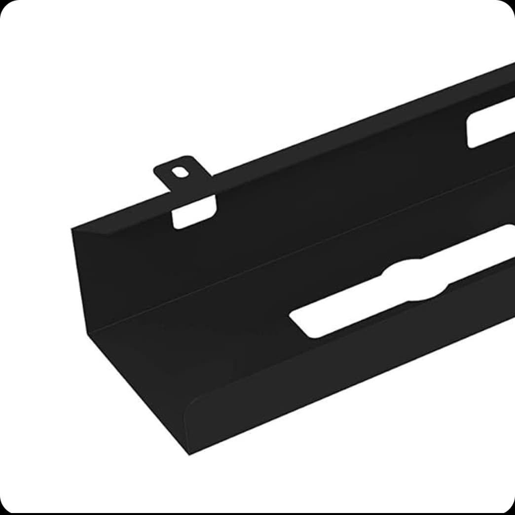 Cable Management Tray Black 2