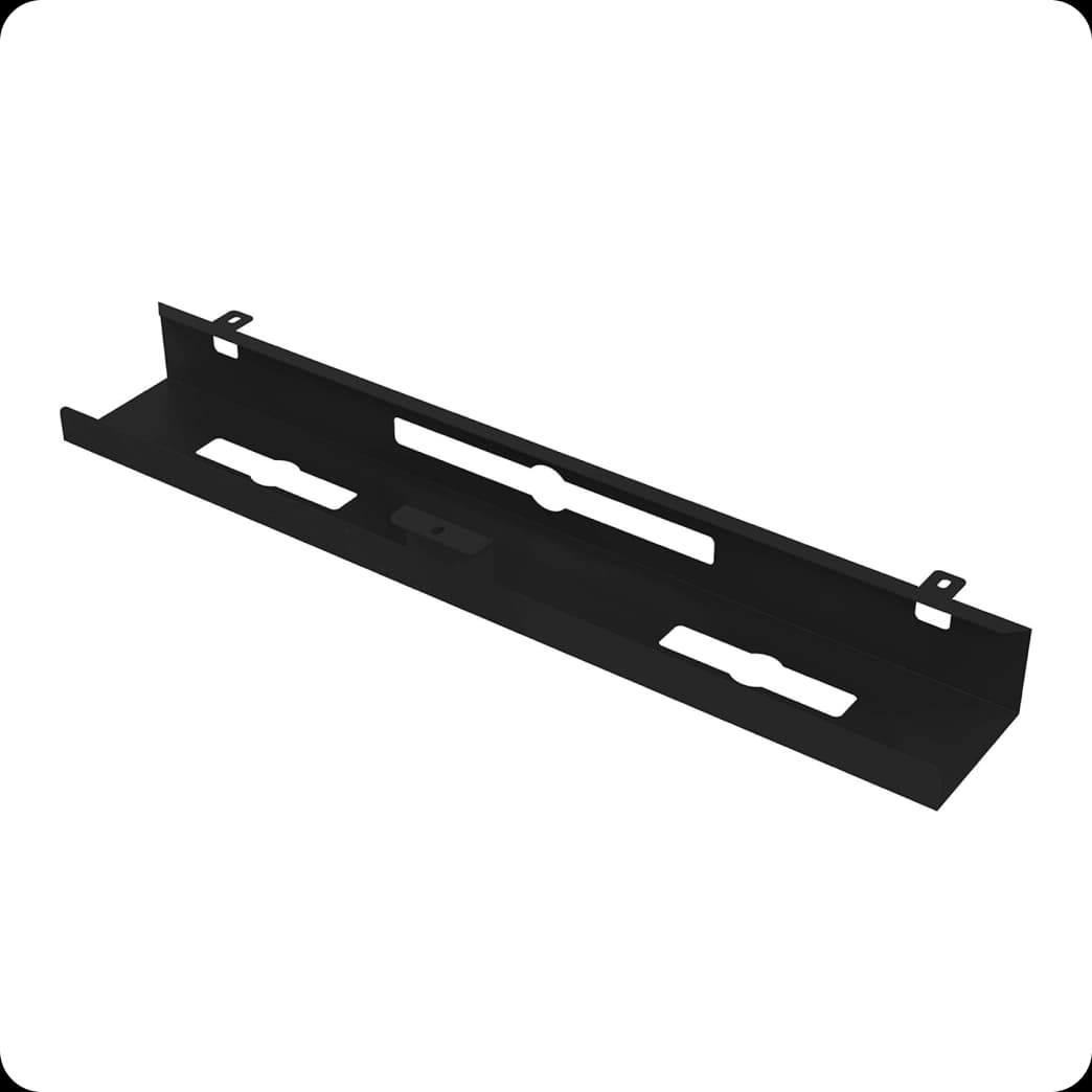 Cable Management Tray Black