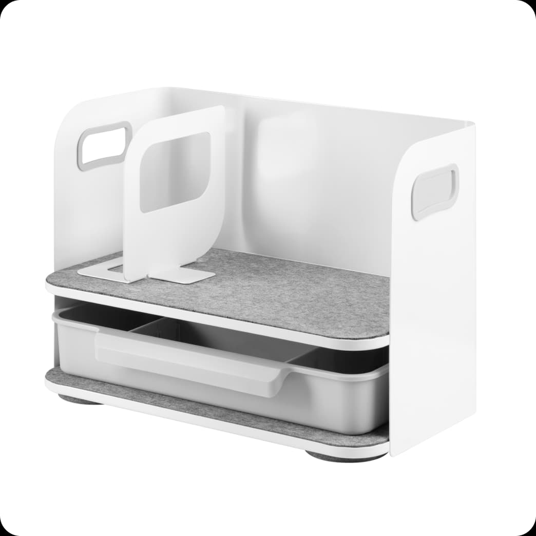 Desk Organizer White 1
