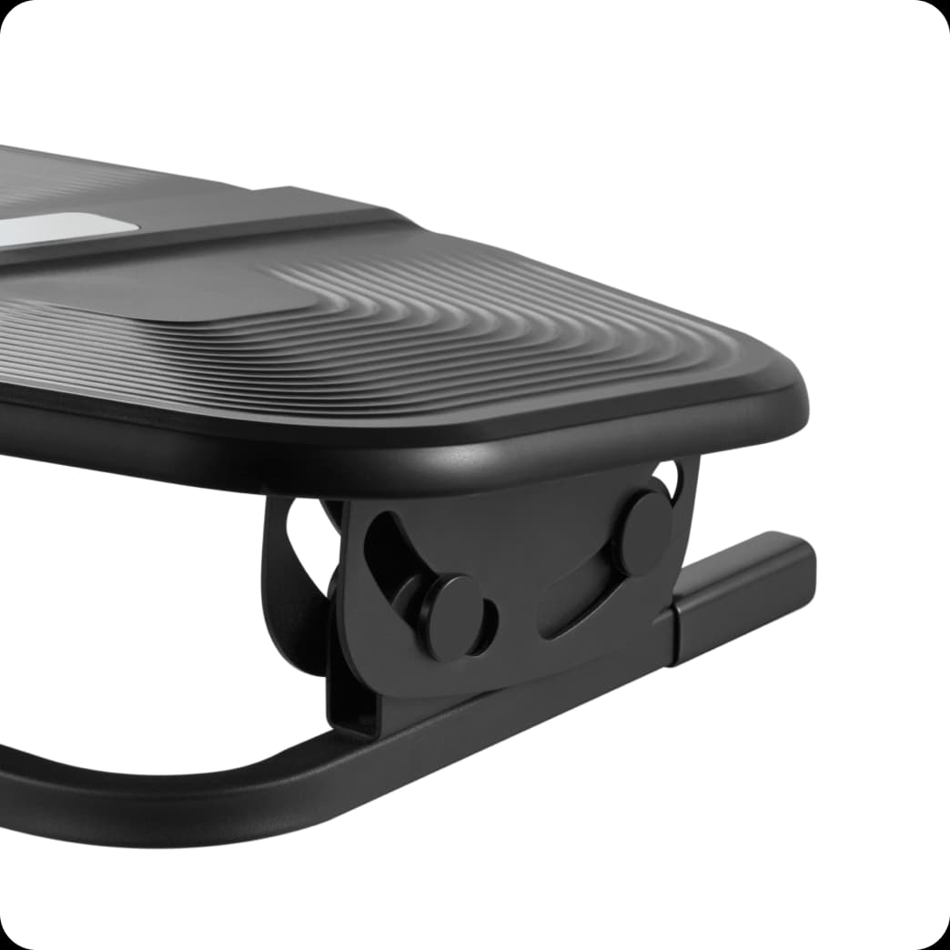 Ergonomic Under Desk Footrest Model B Black 1