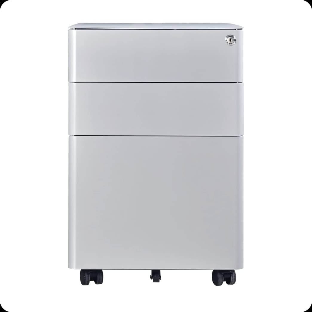 Mobile Pedestal Grey Without Cushion 1