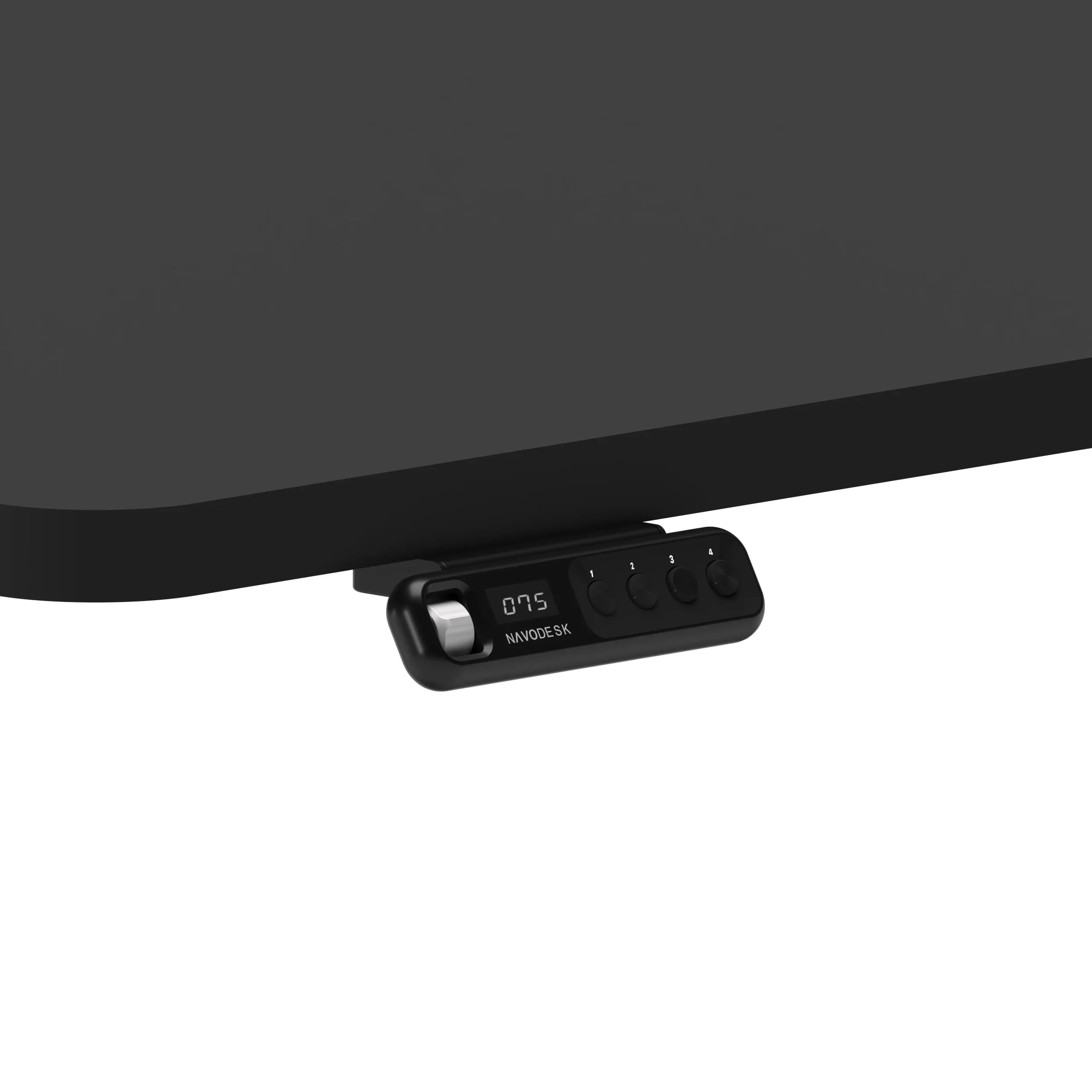 Navodesk® Pro Standing Desk Grey 150 Cm X 76 Cm Matte Black 2
