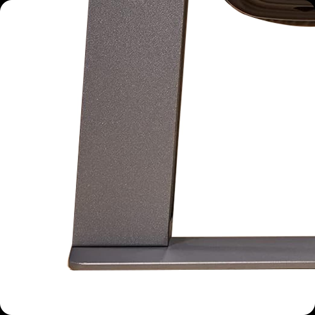 Wooden Aluminium Headphone Stand Silver 1