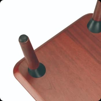 Walnut Monitor Riser Large Walnut Brown 1