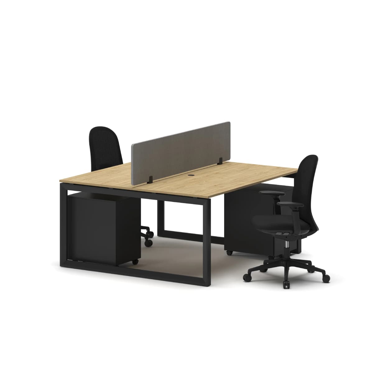 2-Person Face-to-Face Cluster Workstation - Series O