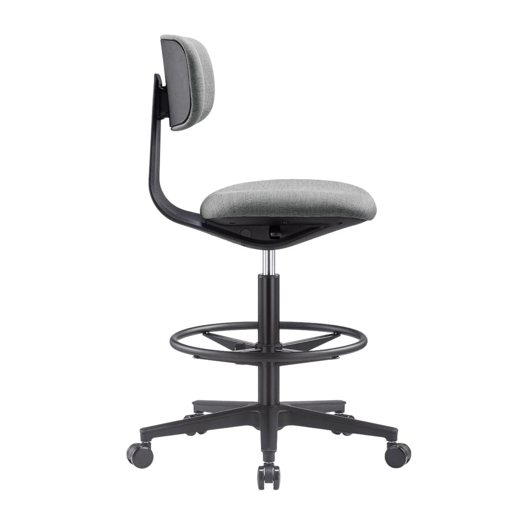 Pluto Plus Office Chair Grey Black 1