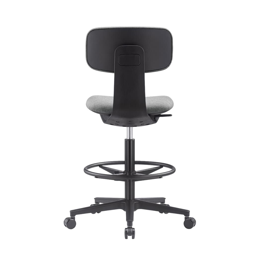 Pluto Plus Office Chair Grey Black 2
