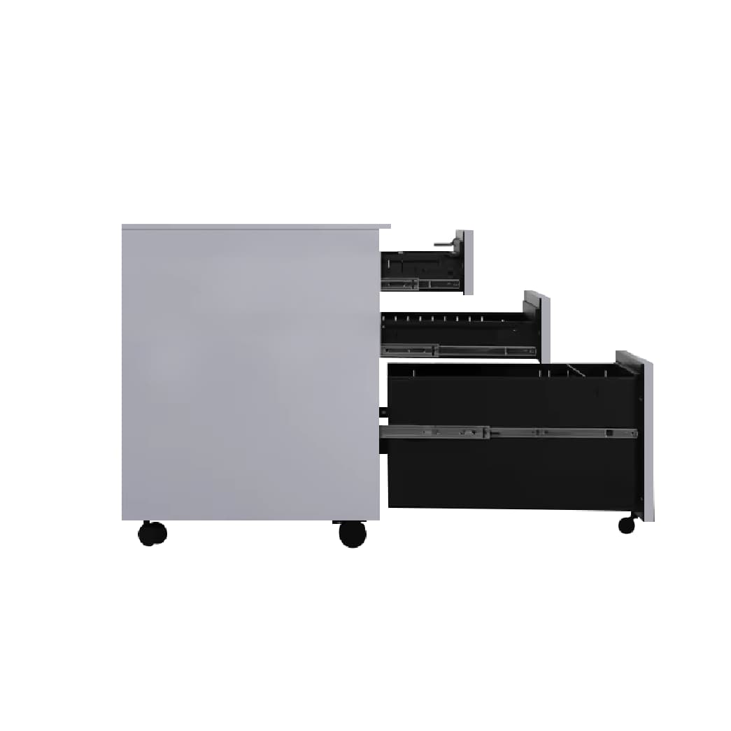Mobile Pedestal Model B Grey 2