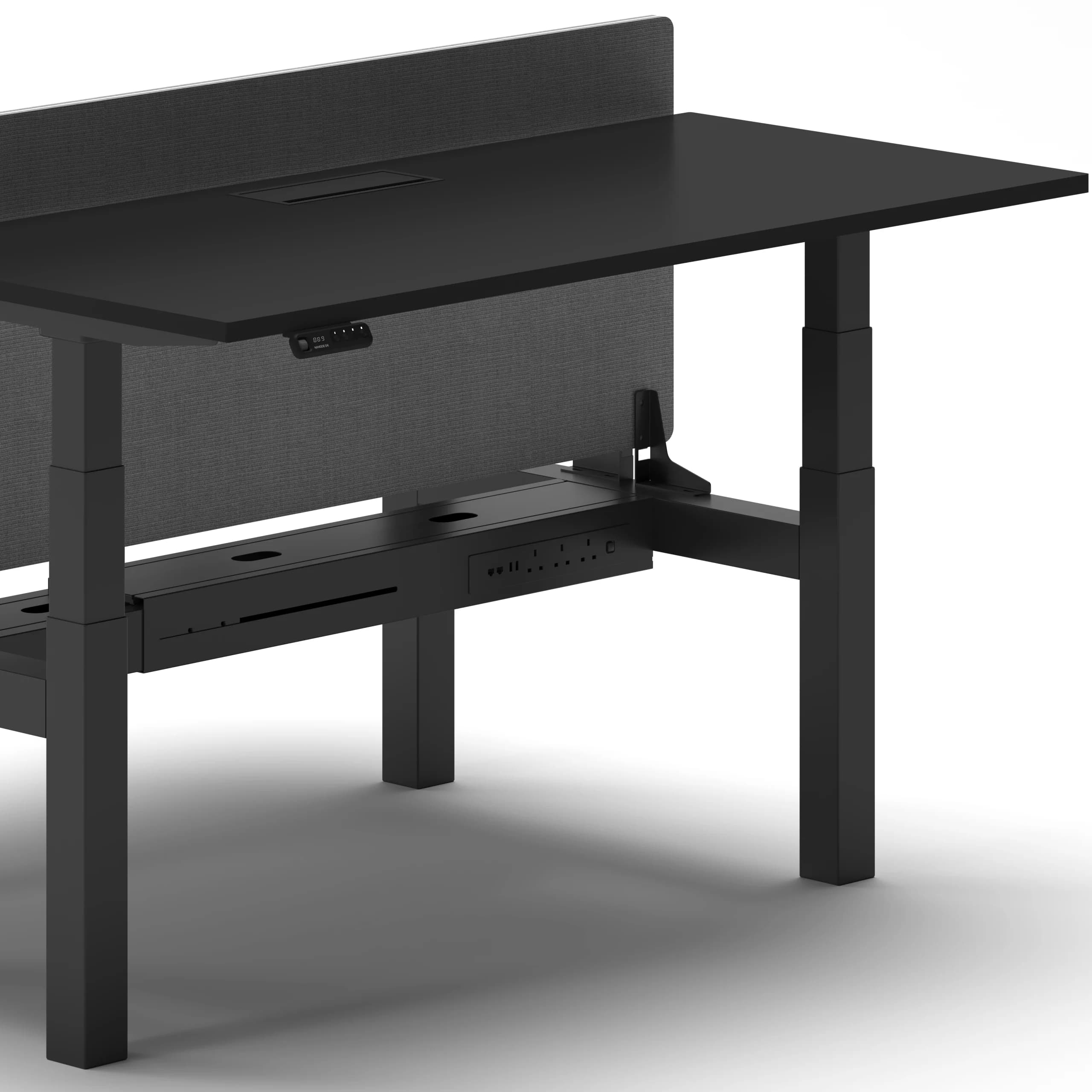 Navodesk® Duo Standing Desk Black 160 X 75 Cm Black 3