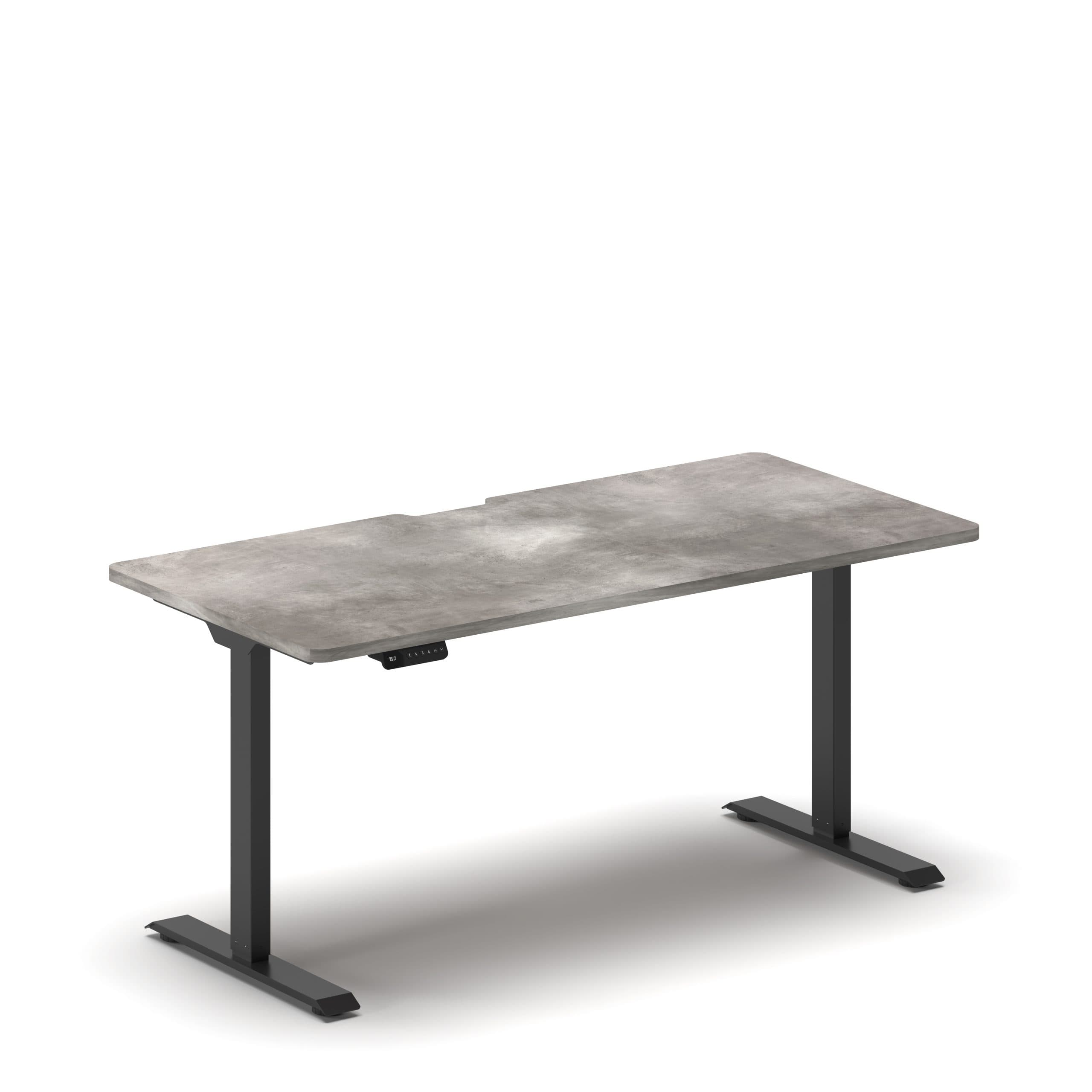 Navodesk® ECO Lunar Grey Top Black Leg 1